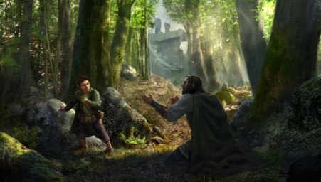 Фродо и Боромир на Восточном валу